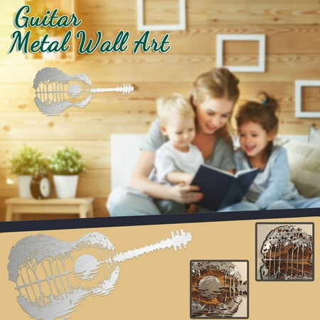 Haykey Accessories Guitar Sunset Reflection-Metal Wall Art Home Decoration Gift Metal Colorful Tools
Haykey Accessories Guitar Sunset Reflection-Metal Wall Art Home Decoration Gift Metal Colorful Tools