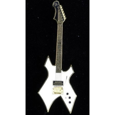 Harmony Jewelry BC Rich Warlock Electric Guitar in Gold and White