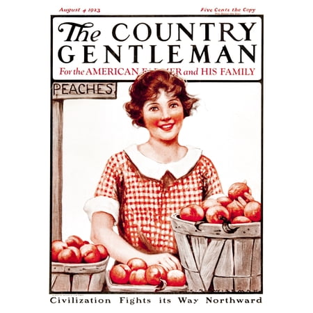 Cover of Country Gentleman agricultural magazine from the early 20th century Canvas Art - Remsberg Inc Design Pics (13 x 18)