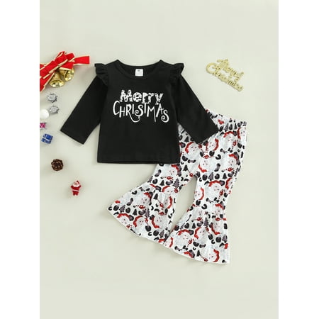 AMILIEe Newborn Baby Girls Christmas Outfits Santa Tops Sweatshirt Flared Pants Set
AMILIEe Newborn Baby Girls Christmas Outfits Santa Tops Sweatshirt Flared Pants Set