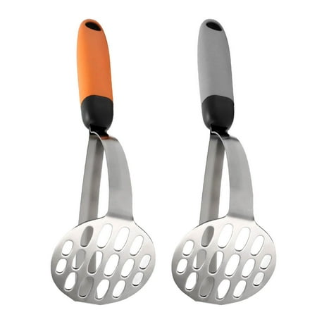 MEGAWHEELS Potato Masher Stainless Steel-Heavy Duty Ricer Masher with Anti-slip Handle|Fruit and Vegetable Ricer Masher Kitchen Utensils Baby Food Press
MEGAWHEELS Potato Masher Stainless Steel-Heavy Duty Ricer Masher with Anti-slip Handle|Fruit and Vegetable Ricer Masher Kitchen Utensils Baby Food Press