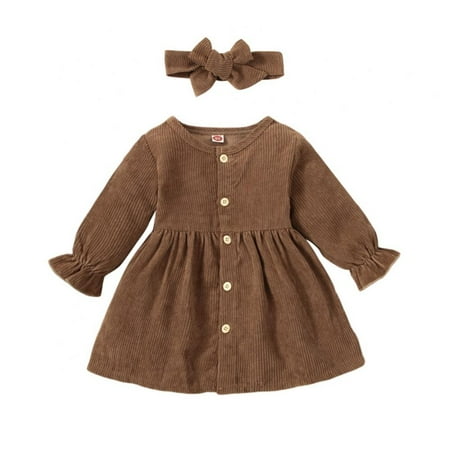 Leonard 6 Months- 3 Years Old Baby Girls Long-sleeved Classic Solid Dress with Hairband Princess Birthday Dress Outfit Toddler Infant Girl Dresses 6 M-3 T
Leonard 6 Months- 3 Years Old Baby Girls Long-sleeved Classic Solid Dress with Hairband Princess Birthday Dress Outfit Toddler Infant Girl Dresses 6 M-3 T