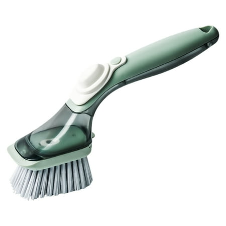 Brush with Liquid Dispenser | Multifunctional Dish Scrubber | Long Handle Dishwashing Clean Brush with Replacement Sponge Head Cleaners Supplies
Brush with Liquid Dispenser | Multifunctional Dish Scrubber | Long Handle Dishwashing Clean Brush with Replacement Sponge Head Cleaners Supplies