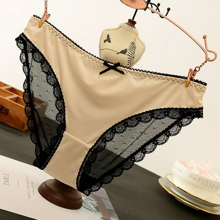 Womens Underwear Women Personality Multi-Color Lace Underwear Ladies Printed Underwear Underwear For Women Black One Size
Womens Underwear Women Personality Multi-Color Lace Underwear Ladies Printed Underwear Underwear For Women Black One Size