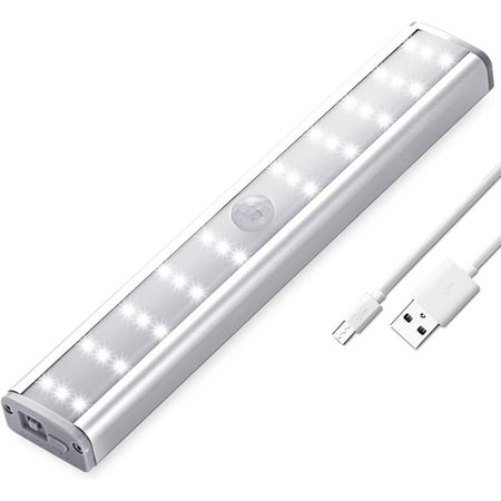 LED Closet Light 30 LED Rechargeable Motion Sensor Light Indoor BUSATIA Under Cabinet Lighting Wireless Stick-Anywhere Night Light with 600mAh Battery for Hallway Stairway Wardrobe Kitchen
LED Closet Light 30 LED Rechargeable Motion Sensor Light Indoor BUSATIA Under Cabinet Lighting Wireless Stick-Anywhere Night Light with 600mAh Battery for Hallway Stairway Wardrobe Kitchen