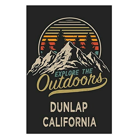 Dunlap California Souvenir 2x3-Inch Fridge Magnet Explore The Outdoors