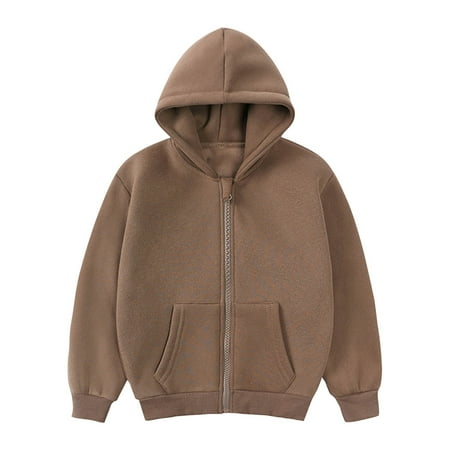 LNWUY Toddlers and Baby Boys Fleece Full-Zip Hoodies Long Sleeve Solid Jacket Basic Hood Coat Casual Soft Comfy Tops Brown 90
LNWUY Toddlers and Baby Boys Fleece Full-Zip Hoodies Long Sleeve Solid Jacket Basic Hood Coat Casual Soft Comfy Tops Brown 90