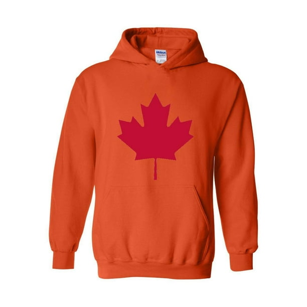 Canada Maple Leaf Canadian State Flag Unisex Hoodie Hooded Sweatshirt
