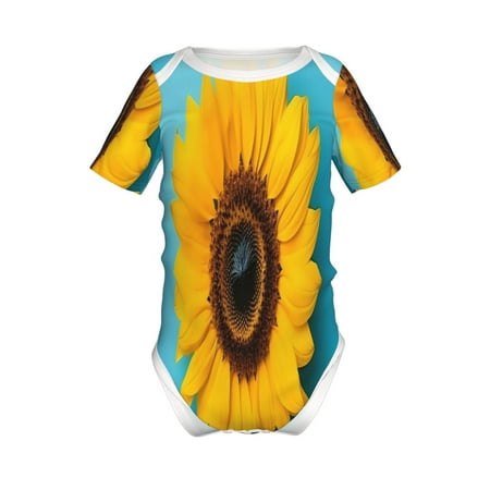 Adobk Golden Sunflower in Blue Print Baby Climbing Clothes Jumpsuit Rompers Classic Rompers Child Short sleeve Bodysuits-2 Years
Adobk Golden Sunflower in Blue Print Baby Climbing Clothes Jumpsuit Rompers Classic Rompers Child Short sleeve Bodysuits-2 Years