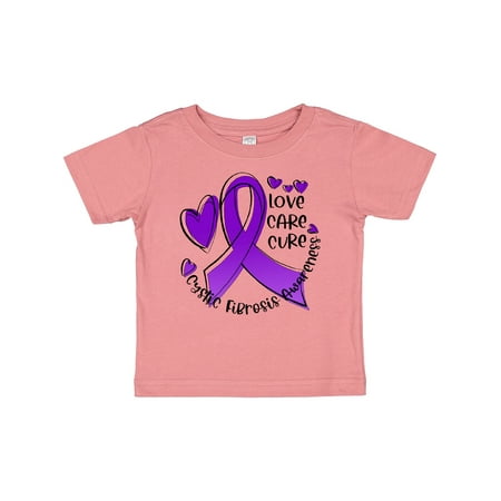Inktastic Love Care Cure Cystic Fibrosis Awareness Purple Ribbon Boys or Girls Baby T-Shirt
Inktastic Love Care Cure Cystic Fibrosis Awareness Purple Ribbon Boys or Girls Baby T-Shirt