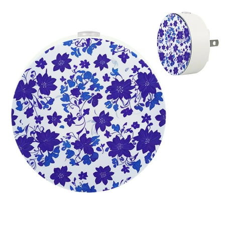 Dark Blue Flower Automatic night lights plug into wall Dusk to Dawn Sensor Nightlights for Kids & Adults for Bathroom Hallway
Dark Blue Flower Automatic night lights plug into wall Dusk to Dawn Sensor Nightlights for Kids & Adults for Bathroom Hallway