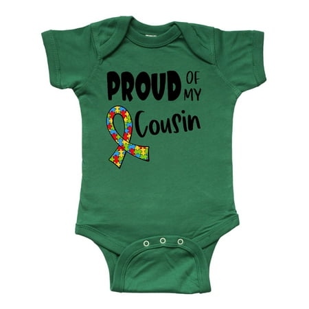Inktastic Proud of my Cousin Autism Awareness Puzzle Piece Ribbon Gift Baby Boy or Baby Girl Bodysuit
Inktastic Proud of my Cousin Autism Awareness Puzzle Piece Ribbon Gift Baby Boy or Baby Girl Bodysuit