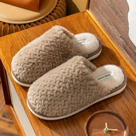 Cathalem Slipper Men Fashion Autumn And Winter Men Slippers Flat Bottom Non Slip Short Plush Warm And Comfortable Solid Color Shoes Brown 11
Cathalem Slipper Men Fashion Autumn And Winter Men Slippers Flat Bottom Non Slip Short Plush Warm And Comfortable Solid Color Shoes Brown 11