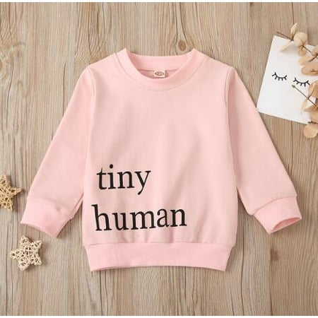 Caitzr Toddler Boys Girls Long Sleeve Top Loose Round Collar T-shirt Solid Color Letter Printing Outfit
Caitzr Toddler Boys Girls Long Sleeve Top Loose Round Collar T-shirt Solid Color Letter Printing Outfit
