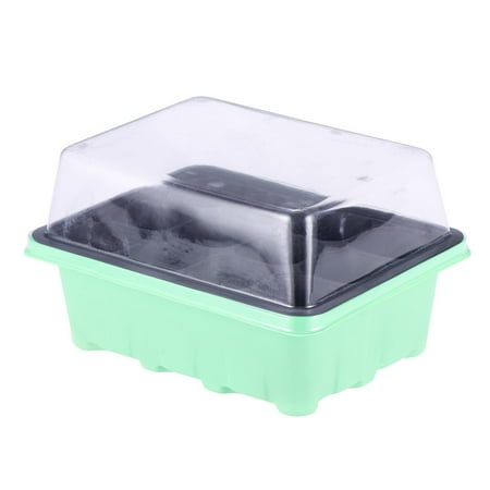 Frcolor 1 Pcs 18x14x6cm Tray Sprout Plate 12-Cells Nursery Pots Tray with Transparent Lids Box For Gardening Bonsai (Green)
Frcolor 1 Pcs 18x14x6cm Tray Sprout Plate 12-Cells Nursery Pots Tray with Transparent Lids Box For Gardening Bonsai (Green)