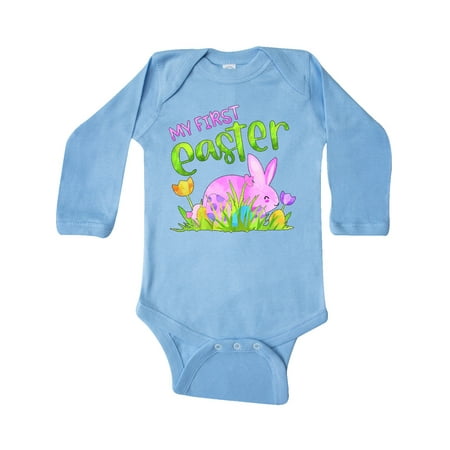 Inktastic My 1st Easter Pink Bunny and Eggs in Grass Gift Baby Boy or Baby Girl Long Sleeve Bodysuit
Inktastic My 1st Easter Pink Bunny and Eggs in Grass Gift Baby Boy or Baby Girl Long Sleeve Bodysuit