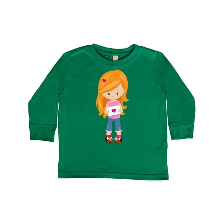 Inktastic Valentine s Day Girl Orange Hair Girl In Love Gift Toddler Toddler Girl Long Sleeve T-Shirt
Inktastic Valentine s Day Girl Orange Hair Girl In Love Gift Toddler Toddler Girl Long Sleeve T-Shirt