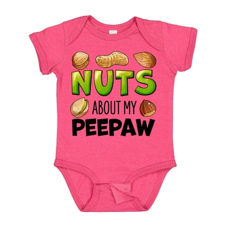 Inktastic Nuts About My Peepaw Peanut Almond Pistachio Gift Baby Boy or Baby Girl Bodysuit
Inktastic Nuts About My Peepaw Peanut Almond Pistachio Gift Baby Boy or Baby Girl Bodysuit