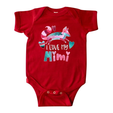 Inktastic I Love My Mimi Pink and Blue Fox with Hearts Gift Baby Boy or Baby Girl Bodysuit
Inktastic I Love My Mimi Pink and Blue Fox with Hearts Gift Baby Boy or Baby Girl Bodysuit