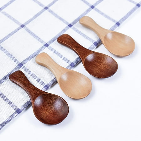Yesbay 4Pcs/Set Short Handle Smooth Food Grade Children Spoons Mini Kitchen Spice Condiment Wooden Spoons Kitchen Gadgets
Yesbay 4Pcs/Set Short Handle Smooth Food Grade Children Spoons Mini Kitchen Spice Condiment Wooden Spoons Kitchen Gadgets