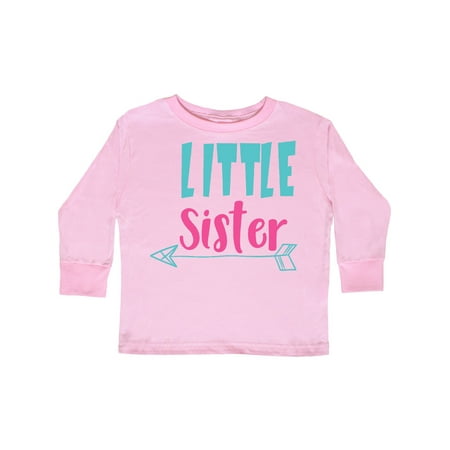 Inktastic Little Sister Younger Sister Arrow - Blue Pink Gift Toddler Toddler Girl Long Sleeve T-Shirt
Inktastic Little Sister Younger Sister Arrow - Blue Pink Gift Toddler Toddler Girl Long Sleeve T-Shirt