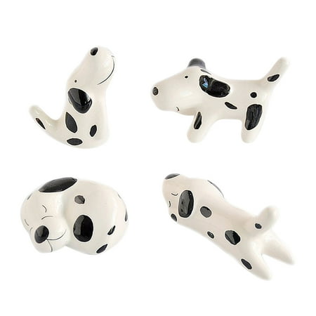 4pcs Spotted Dog Ceramic Chopsticks Rest Japanese Style Chopsticks Stand Rack Fork Holder
4pcs Spotted Dog Ceramic Chopsticks Rest Japanese Style Chopsticks Stand Rack Fork Holder