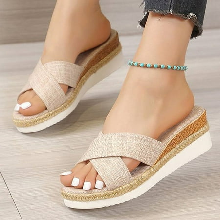 Women Sandals Summer Shoes for Women Wedge Sandals Medium Heels Zapatos Mujer Platform Slippers Women Summer Footwear
Women Sandals Summer Shoes for Women Wedge Sandals Medium Heels Zapatos Mujer Platform Slippers Women Summer Footwear