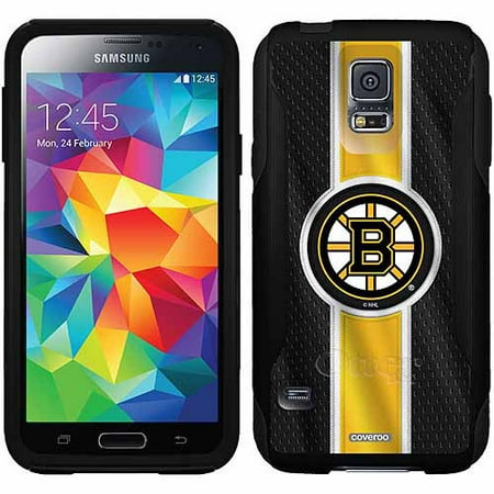 Boston Bruins Jersey Stripe Design on OtterBox Commuter Series Case for Samsung Galaxy S5