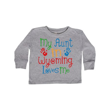 Inktastic My Aunt in Wyoming Loves Me Gift Toddler Boy or Toddler Girl Long Sleeve T-Shirt
Inktastic My Aunt in Wyoming Loves Me Gift Toddler Boy or Toddler Girl Long Sleeve T-Shirt