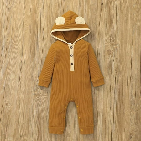 cllios Newborn Baby Spring And Autumn Clothes Cute Cartoon Ear Comfortable Solid Color Hooded Rompers
cllios Newborn Baby Spring And Autumn Clothes Cute Cartoon Ear Comfortable Solid Color Hooded Rompers