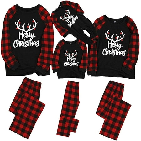 Christmas antler print top family parent-child pajama suit Christmas decorations clothing Long sleeve top+trousers
Christmas antler print top family parent-child pajama suit Christmas decorations clothing Long sleeve top+trousers