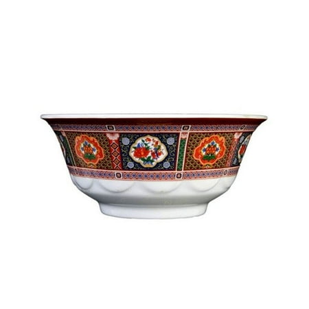 Peacock 34 Oz 7 1/4 Scalloped Bowl Melamine Pack of 6