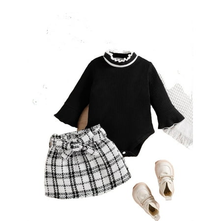 Casual Plaid Print Stand Collar Long Sleeve Black and White Baby Sets (Baby s)
Casual Plaid Print Stand Collar Long Sleeve Black and White Baby Sets (Baby s)