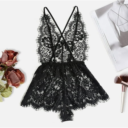 Kayannuo Bras For Women Clearance New Fashion Black Women Lace Lingerie Bodysuit V-Neck Backless Jumpsuit Pajamas
Kayannuo Bras For Women Clearance New Fashion Black Women Lace Lingerie Bodysuit V-Neck Backless Jumpsuit Pajamas