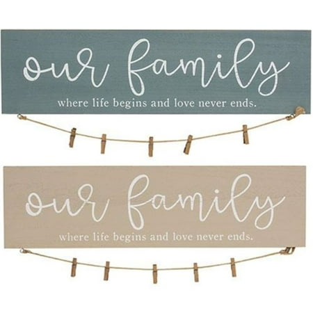 Our Family Photo Hanger 2 Asstd.