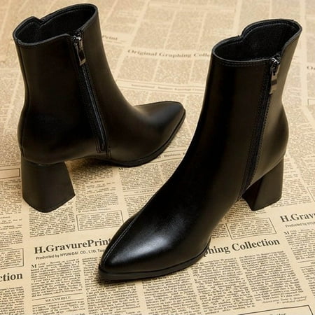 Gubotare Women Winter Boots Women s Evie Pull-On Bootie — Waterproof Suede Leather — Wedge Ankle Booties BK2 6.5
Gubotare Women Winter Boots Women s Evie Pull-On Bootie — Waterproof Suede Leather — Wedge Ankle Booties BK2 6.5