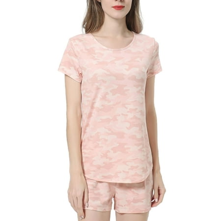 Capreze Ladies 2 Pieces Pyjama Elastic Waist Camouflage Print Home Clothes Sleep Pjs Top And Shorts Pajamas Set
Capreze Ladies 2 Pieces Pyjama Elastic Waist Camouflage Print Home Clothes Sleep Pjs Top And Shorts Pajamas Set