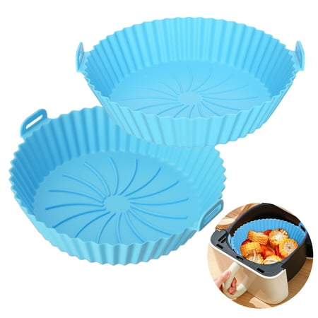 Goaxuzt Air Fryer Silicone Pot 2 Pcs Round Liners Non Stick Air Fryer Accessories L Blue
Goaxuzt Air Fryer Silicone Pot 2 Pcs Round Liners Non Stick Air Fryer Accessories L Blue