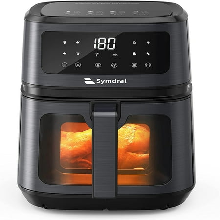 5.3 QT Airfryer with Viewing Window 8-in-1 Oven Cooker with Touch Control