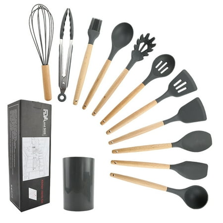 silicone wood handle kitchen utensils 9-piece set 11-piece set non-stick pan household kitchen utensils 11-piece set (including bucket + color box)
silicone wood handle kitchen utensils 9-piece set 11-piece set non-stick pan household kitchen utensils 11-piece set (including bucket + color box)