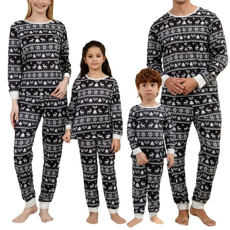 Family Matching Christmas Pajamas Set Christmas Tree Snowflake Elk Print Long Sleeve Tops + Pants Sleepwear Suit
Family Matching Christmas Pajamas Set Christmas Tree Snowflake Elk Print Long Sleeve Tops + Pants Sleepwear Suit