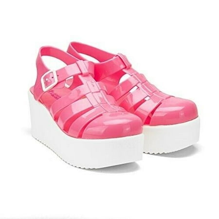 Chemistry Ariel Jelly Platform Open Toe Slip on Heel Sandals Adjustable Strap Up size 7
Chemistry Ariel Jelly Platform Open Toe Slip on Heel Sandals Adjustable Strap Up size 7