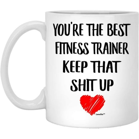 You re The Best Fitness Trainer Funny Birthday Gifts Christmas 2022 Gifts White Coffee Mug White 11oz
You re The Best Fitness Trainer Funny Birthday Gifts Christmas 2022 Gifts White Coffee Mug White 11oz