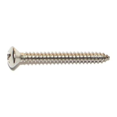 #8 x 1-1/2 18-8 Stainless Steel Phillips Oval Head Sheet Metal Screws SMSOSS-131
#8 x 1-1/2 18-8 Stainless Steel Phillips Oval Head Sheet Metal Screws SMSOSS-131