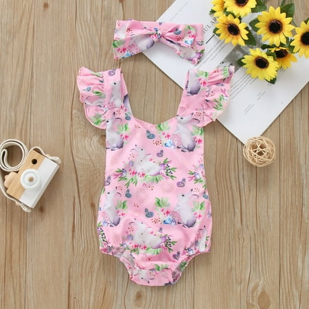 Kids Infant Baby Girls Easter Rabbit Printed Strap Romper Jumsuit Hair Band Outfit Set 0-24M
Kids Infant Baby Girls Easter Rabbit Printed Strap Romper Jumsuit Hair Band Outfit Set 0-24M