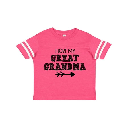 Inktastic I Love My Great Grandma with Arrow Gift Toddler Boy or Toddler Girl T-Shirt
Inktastic I Love My Great Grandma with Arrow Gift Toddler Boy or Toddler Girl T-Shirt