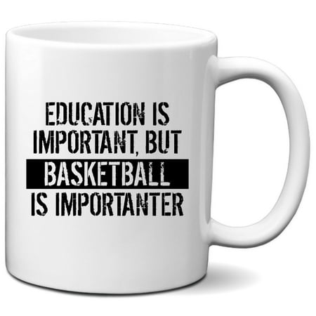 Basketball Mug - Education is Important But Basketball Is Importanter Funny Coffee Mug
Basketball Mug - Education is Important But Basketball Is Importanter Funny Coffee Mug