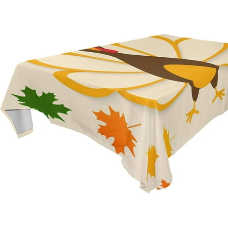 SKYSONIC Thanksgiving Turkey Tablecloth Waterproof Washable Polyester Square Table Cover Durable Tablecloth for Kitchen Dining Table Party Decor (54 X 72 Inch)
SKYSONIC Thanksgiving Turkey Tablecloth Waterproof Washable Polyester Square Table Cover Durable Tablecloth for Kitchen Dining Table Party Decor (54 X 72 Inch)