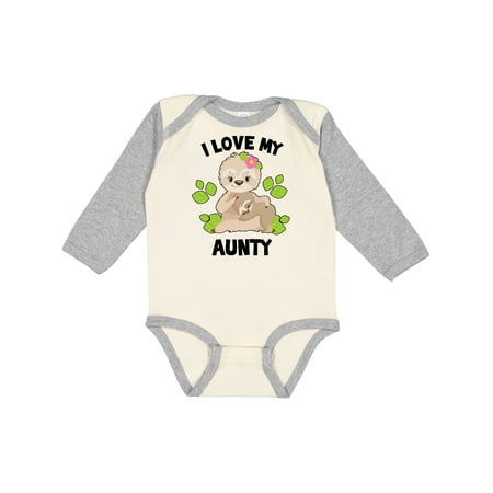 Inktastic Cute Sloth I Love My Aunty with Green Leaves Gift Baby Boy or Baby Girl Long Sleeve Bodysuit
Inktastic Cute Sloth I Love My Aunty with Green Leaves Gift Baby Boy or Baby Girl Long Sleeve Bodysuit