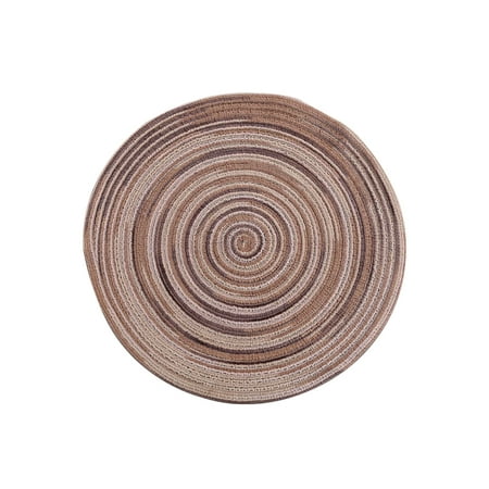 MENRKOO Home Decorations 18Cm Ramie Cotton Yarn Table Mat Insulation Pad (Satin Dyeing) Multicolor
MENRKOO Home Decorations 18Cm Ramie Cotton Yarn Table Mat Insulation Pad (Satin Dyeing) Multicolor